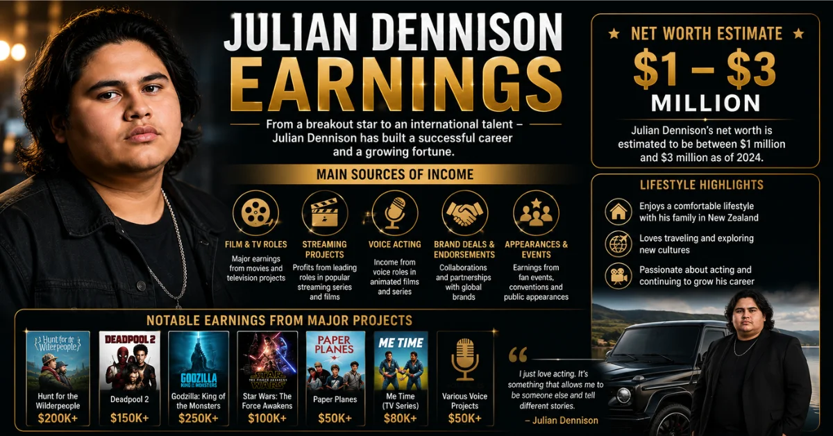 Julian Dennison Earnings